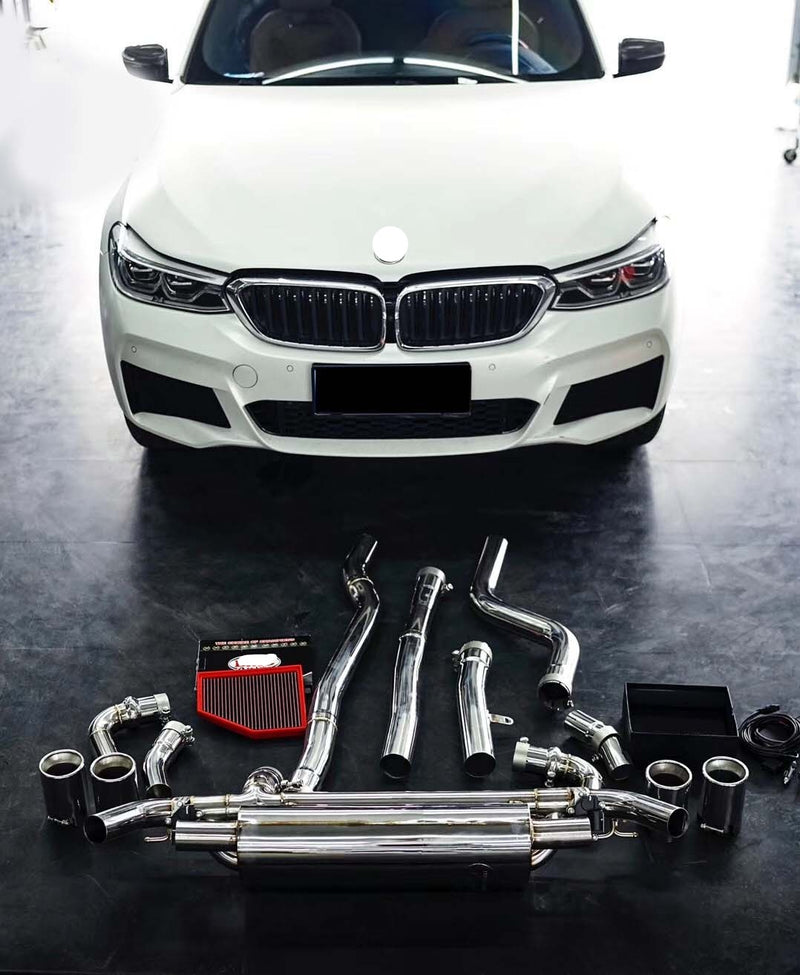 VALVED EXHAUST CATBACK MUFFLER for BMW 6 SERIES 640i GT 2.0T 2018+