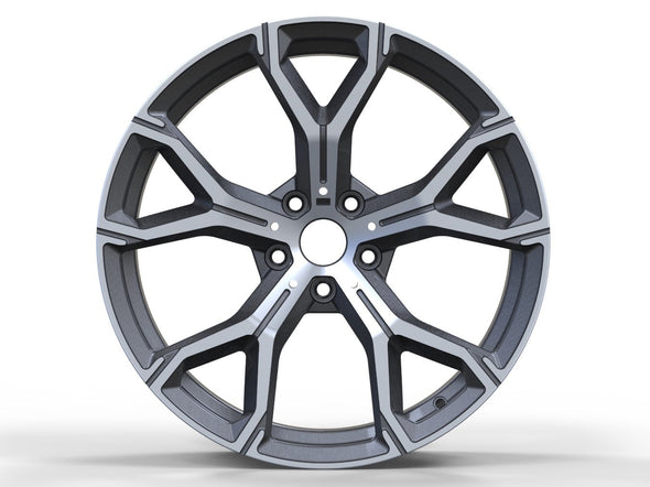 We manufacture premium quality forged wheels rims for   BMW X5 G05 X6 G06 X7 G07 in any design, size, color.  Wheels size:  Front: 22 x 9.5 ET 32-37  Rear: 22 x 10.5 ET 43  PCD: 5 X 112  CB: 66.6   Forged wheels can be produced in any wheel specs by your inquiries and we can provide our specs   Compared to standard alloy cast wheels, forged wheels have the highest strength-to-weight ratio; they are 20-25% lighter while maintaining the same load factor.