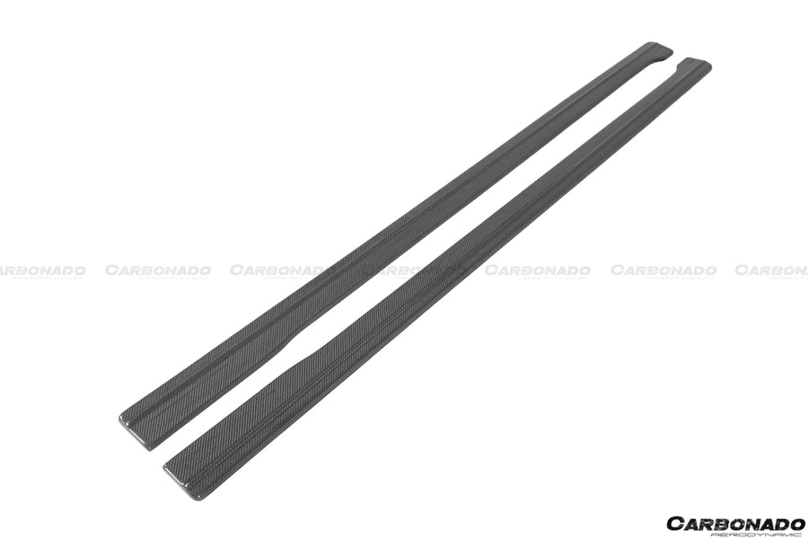 CARBONADO CF8363MTN-SS 2013-2018 Audi RS6 Avant MN Style Carbon Fiber Side Skirts