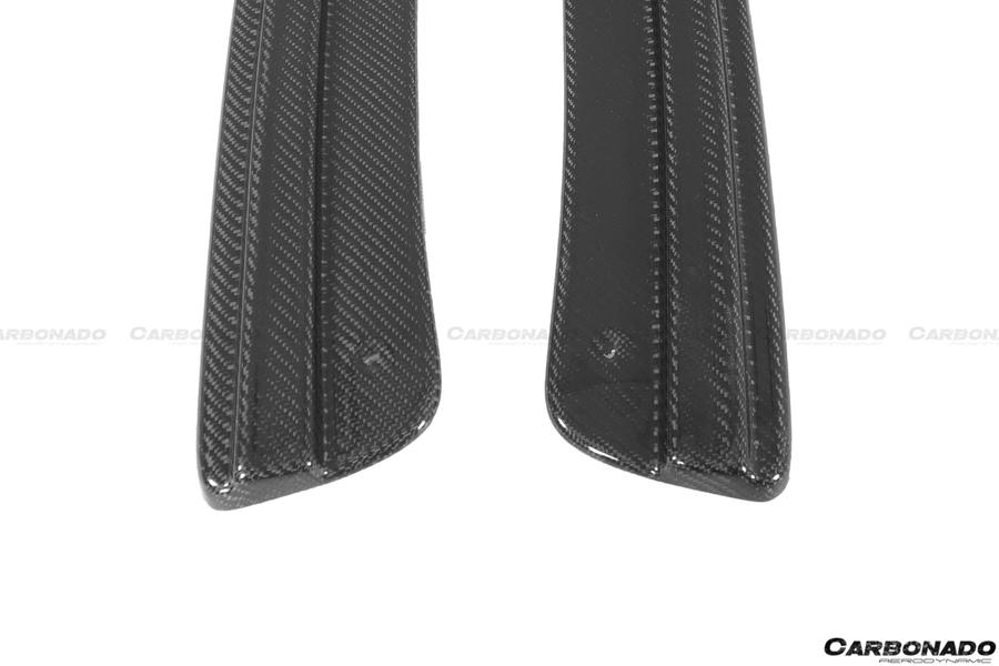 CARBONADO CF8363MTN-CA 2013-2018 Audi RS6 Avant MN Style Carbon Fiber Rear Cap Splliter