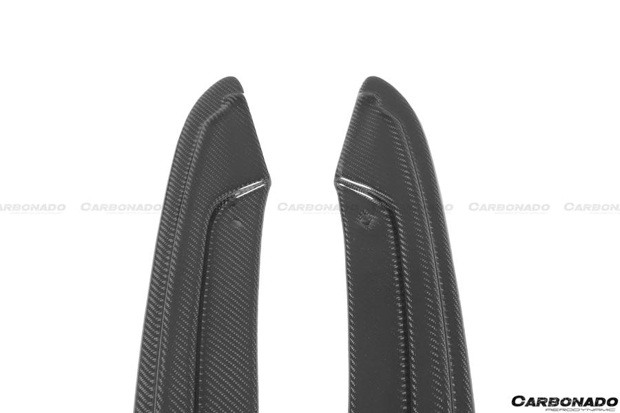 CARBONADO CF8363MTN-CA 2013-2018 Audi RS6 Avant MN Style Carbon Fiber Rear Cap Splliter