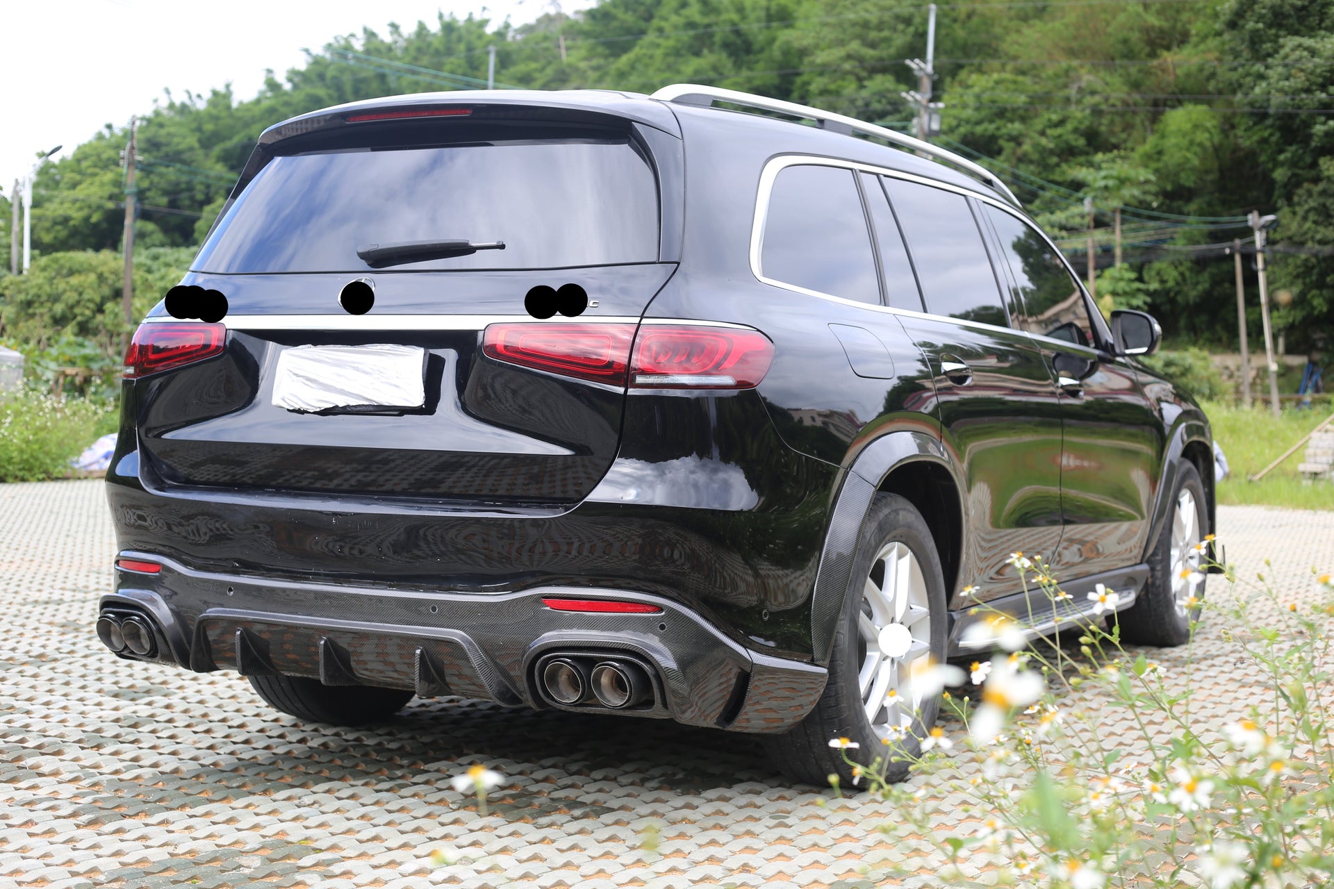 Body kit for Mercedes Benz GLS X167 Front Lip Front Grille Diffuser Spoiler