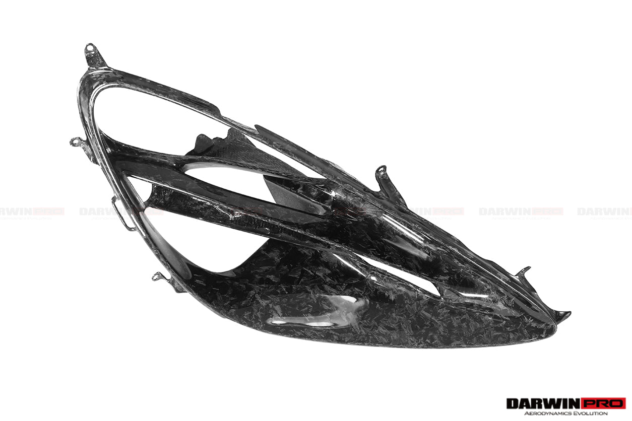 2017-2020 McLaren 720s Dry Carbon Fiber Headlight Inserts Tim Replacement