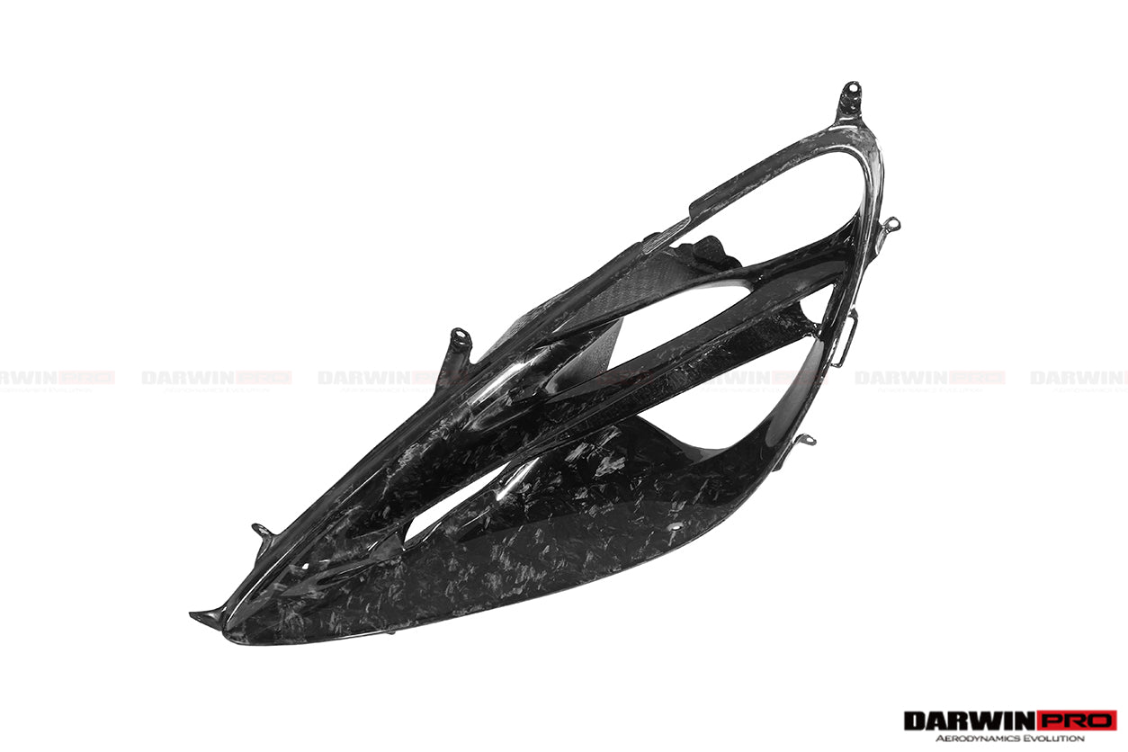 2017-2020 McLaren 720s Dry Carbon Fiber Headlight Inserts Tim Replacement