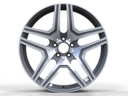 We manufacture premium quality forged wheels rims for   MERCEDES BENZ G CLASS W464 W463A 2018+ in any design, size, color.  Wheels size: 22 x 10 ET 36  PCD: 5 X 130  CB: 84.1  Forged wheels can be produced in any wheel specs by your inquiries and we can provide our specs   Compared to standard alloy cast wheels, forged wheels have the highest strength-to-weight ratio; they are 20-25% lighter while maintaining the same load factor.  Finish: brushed, polished, chrome, two colors, matte, satin, gloss