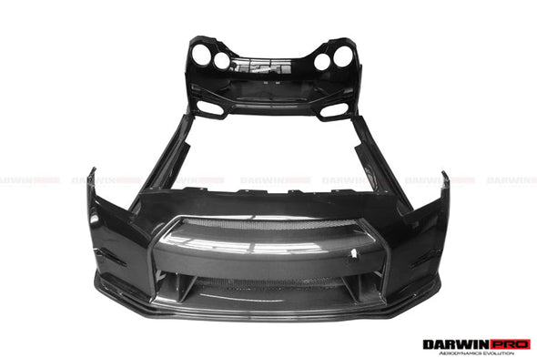 2008-2016 Nissan GTR R35 CBA/DBA Ver15 NSM Style Partial Carbon Fiber Full Body Kit