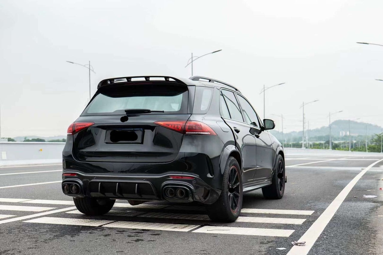 800 ROCKET Dry Carbon Body Kit For Mercedes Benz AMG GLE 63 V167 2018+  Set include:    800 ROCKET Front Lip 800 ROCKET Front Lip Add-on Parts  800 ROCKET Front Grille 800 ROCKET Rear Diffuser  800 ROCKET Fender Flares Material: Dry Carbon