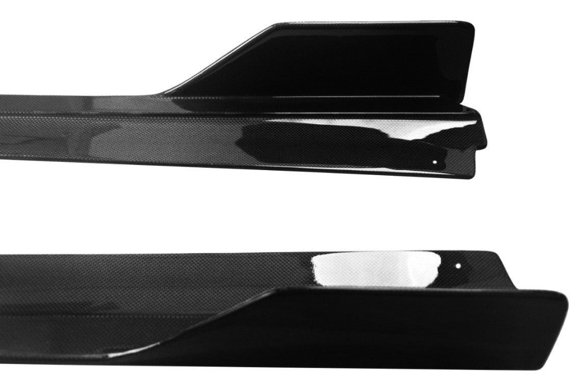 Dry carbon fiber side skirts add-ons for Ferrari 488 GTB/Spider 2015 - 2019