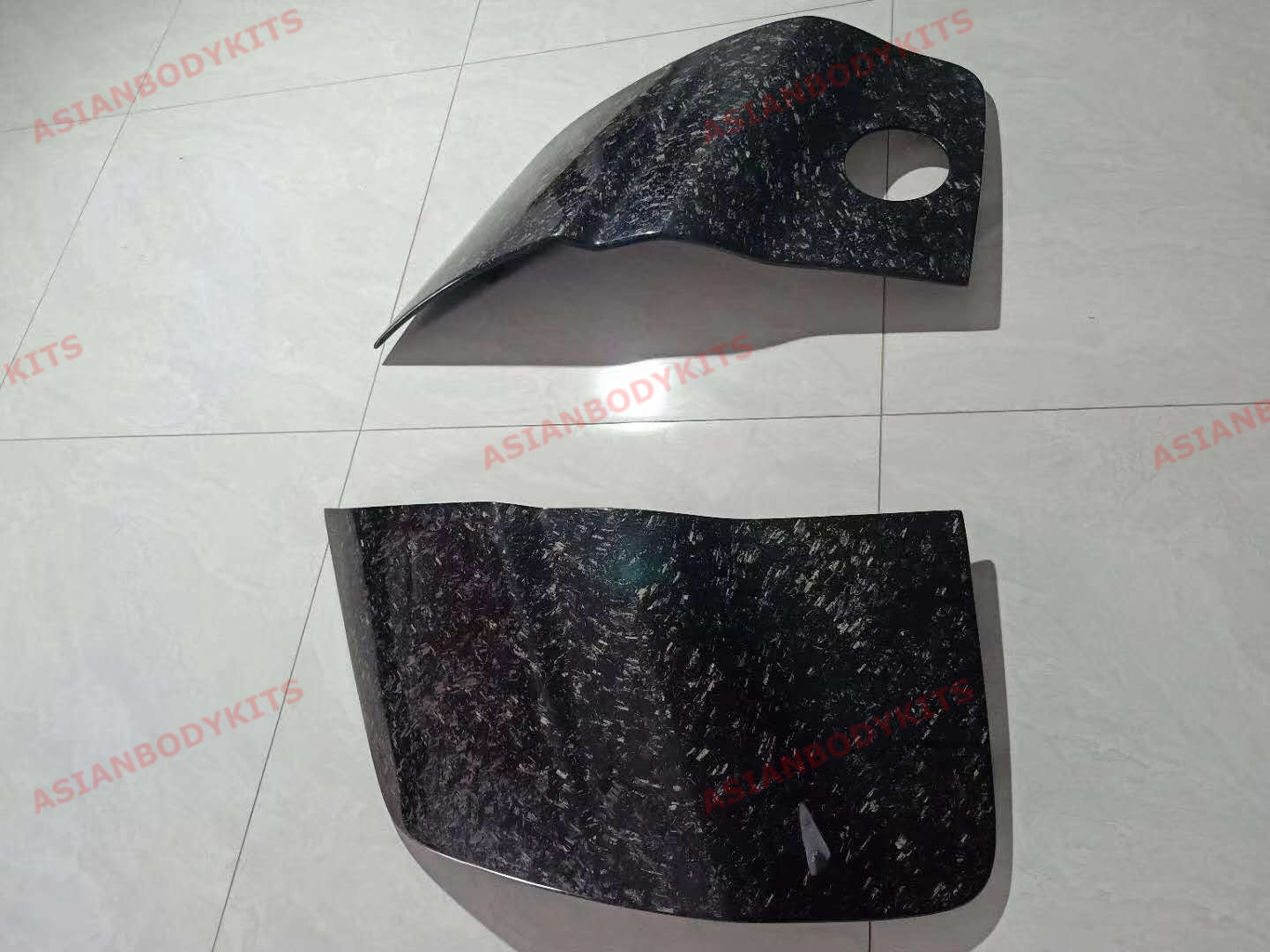 FORGED CARBON FIBER SIDE BLADES for AUDI R8 V8 V10 2008 - 2015 - Forza Performance Group