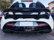 2017-2020 McLaren 720s Carbon Fiber Rear Bumper Center Valance