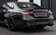 ROCKET 900 Carbon Body Kit For Mercedes Benz E Class E63 AMG W213 2020+  Set include:   Front Lip Front Bumper Air Vents Mirror Covers Engine Cover Exhasut Tips Rear Diffuser With LED Light Rear Spoiler/Wing Material: Carbon  NOTE: Professional installation is required
