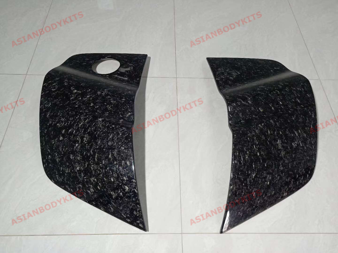 FORGED CARBON FIBER SIDE BLADES for AUDI R8 V8 V10 2008 - 2015 - Forza Performance Group