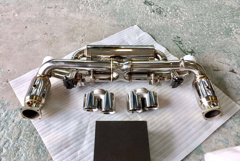 VALVED EXHAUST CATBACK MUFFLER for Porsche 991.2 3.0T 2016-2017