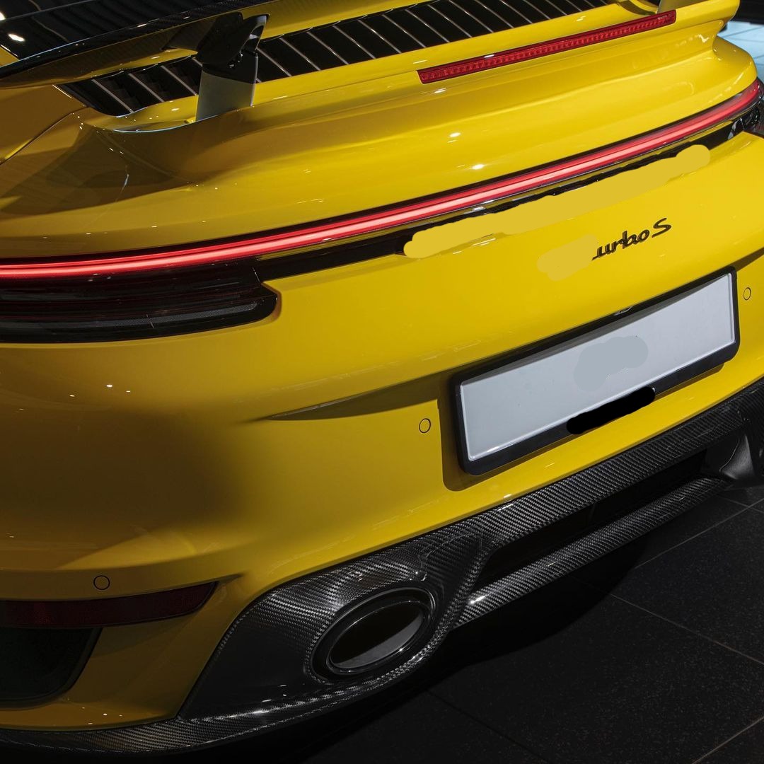 CARBON REAR DIFFUSER for PORSCHE 911 992.1 TURBO TURBO S 2019 - 2025