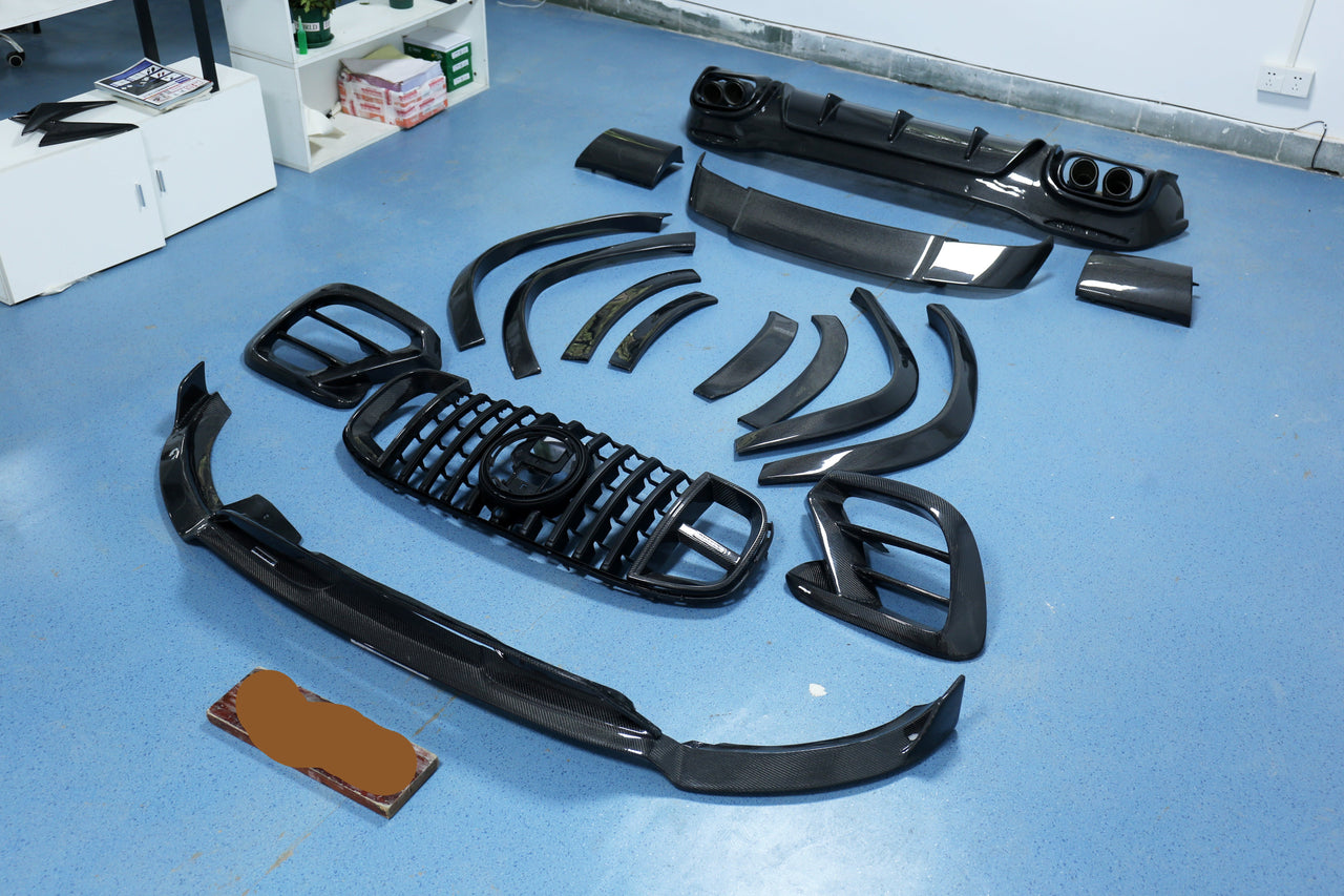 Body kit for Mercedes Benz GLS X167 Front Lip Front Grille Diffuser Spoiler
