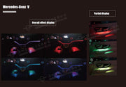 MErcedes benz V class W447 64 colors air vents interior