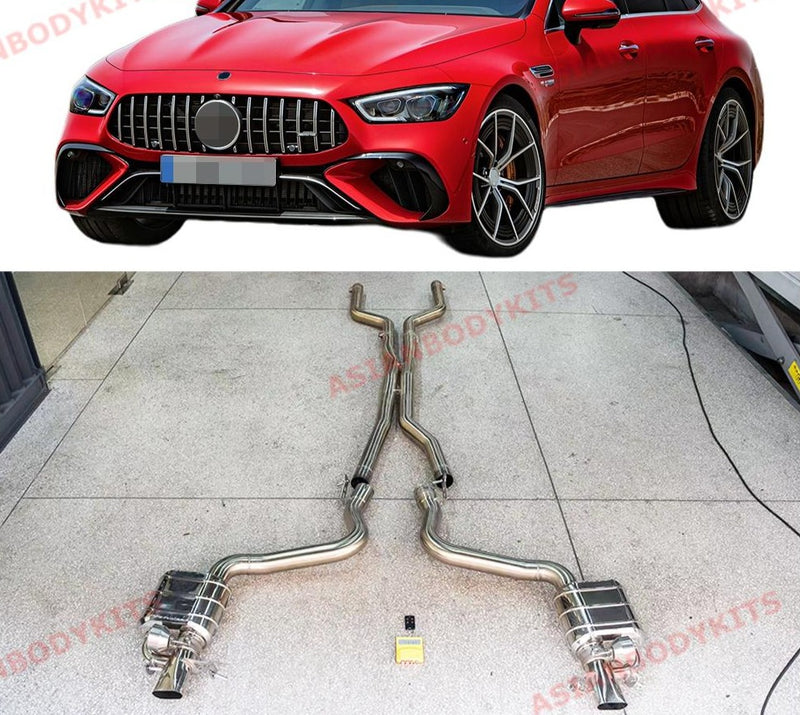 EXHAUST CATBACK MUFFLERS for MERCEDES-BENZ AMG GT 63 S 2019+ (ENGINE: 4.0)