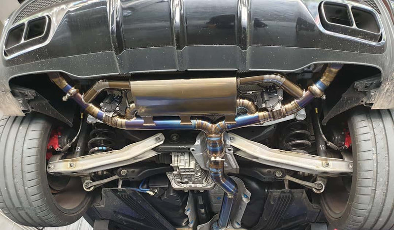 VALVED EXHAUST CATBACK MUFFLER for MERCEDES-BENZ GLA45