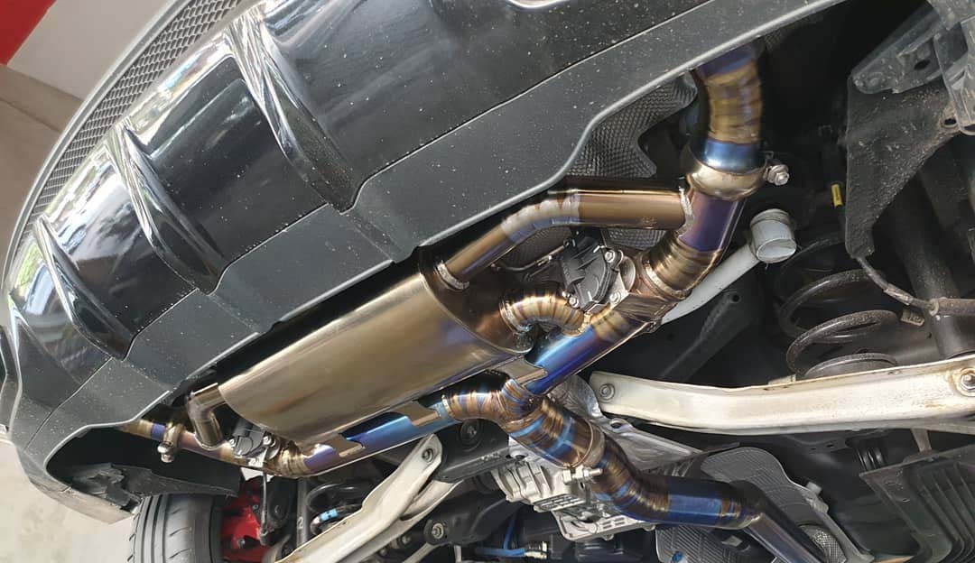 VALVED EXHAUST CATBACK MUFFLER for Mercedes-Benz GLA45