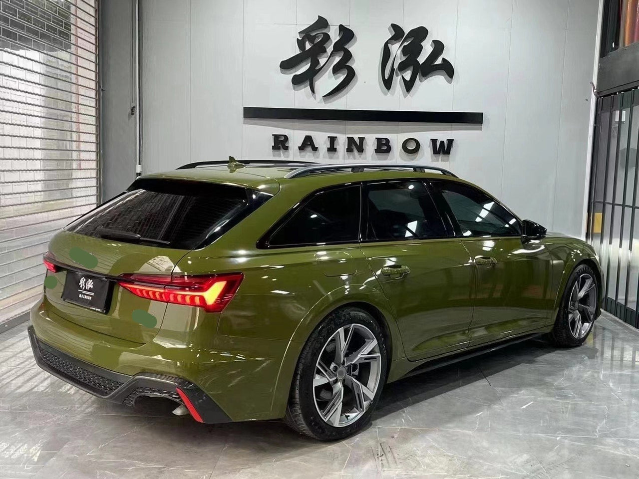 BODY KIT for Audi A6 RS6 C8 2020  Set include:   Front Bumper  Rear Diffuser Material: ABS