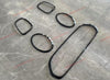 Aftermarket exterior trim kit covers for Mini Cooper Hatch F55 F56 F57 2014+ 3 Generation