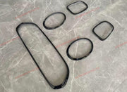 Aftermarket exterior trim kit covers for Mini Cooper Hatch F55 F56 F57 2014+ 3 Generation