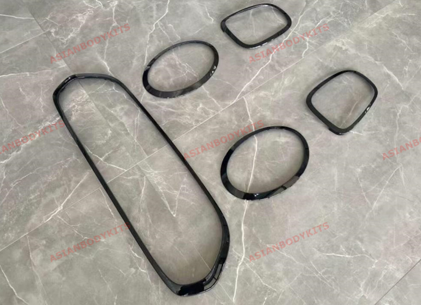 Aftermarket exterior trim kit covers for Mini Cooper Hatch F55 F56 F57 2014+ 3 Generation