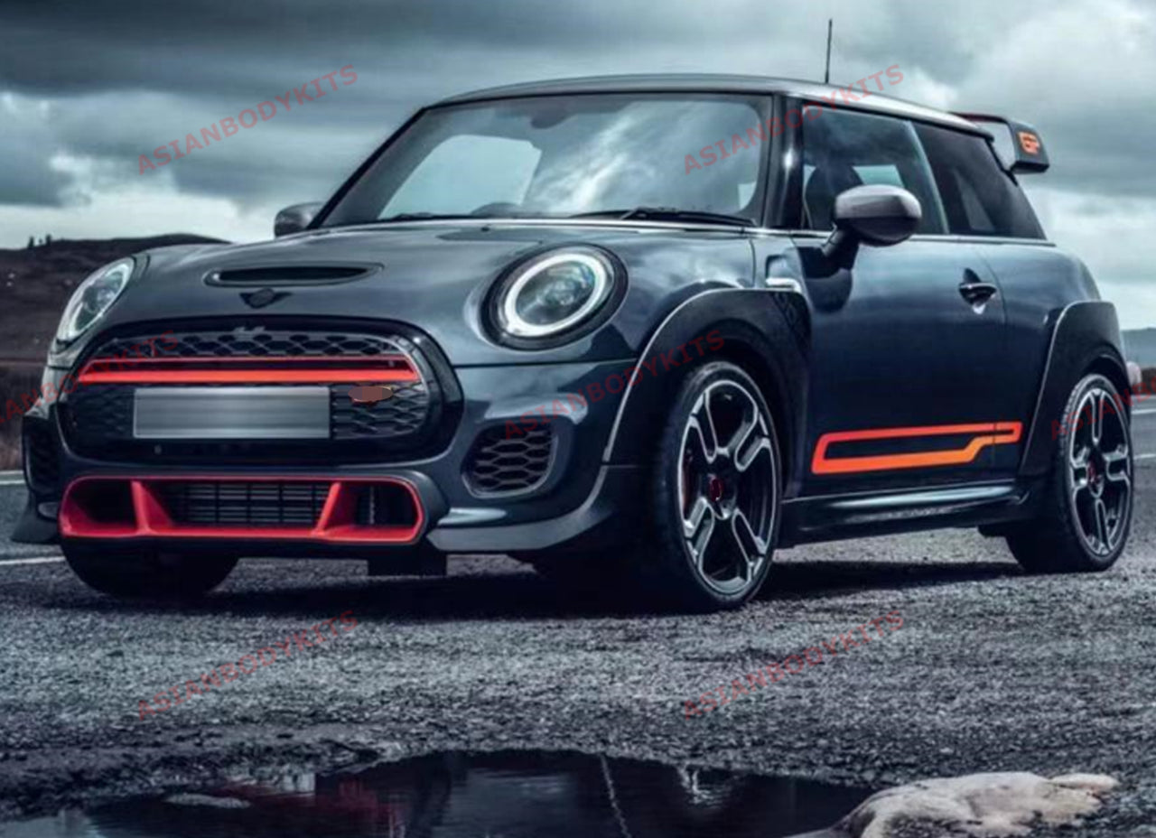 Aftermarket exterior trim kit covers for Mini Cooper Hatch F55 F56 F57 2014+ 3 Generation