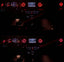 Air vents with ambient light for Jeep Wrangler JL 2018+ 12 Colors