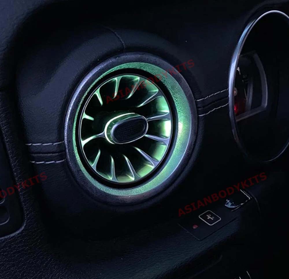 Air vents with ambient light for Jeep Wrangler JL 2018+ 12 Colors