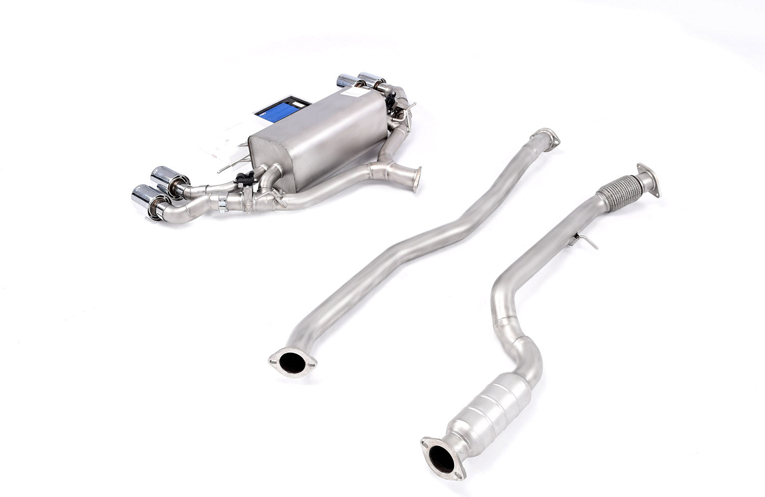 VALVED EXHAUST CATBACK MUFFLER and DOWNPIPE CATLESS CATTED for Alfa-Romeo Giulia 2.0T 2015-2022