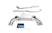 VALVED EXHAUST CATBACK MUFFLER and DOWNPIPE CATLESS CATTED for Alfa-Romeo Giulia 2.0T 2015-2022