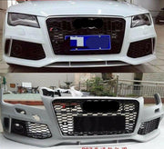 RS STYLE FULL CONVERSION BODY KIT for AUDI A7 4G8 | S7 | RS7 4G 2010 - 2015  Set includes:  Front Bumper Front Grille Side Skirts Rear Diffuser with Exhaust Tips