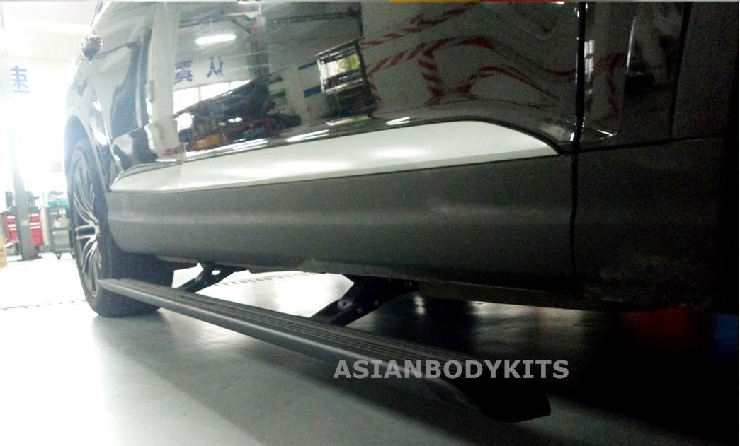 ELECTRIC DEPLOYABLE RUNNING BOARDS for AUDI Q7 4M 2015 - 2019  Set includes:  Side Step Bars Electric Motors with Brackets Fixing Accessories/Wires with the Control Unit