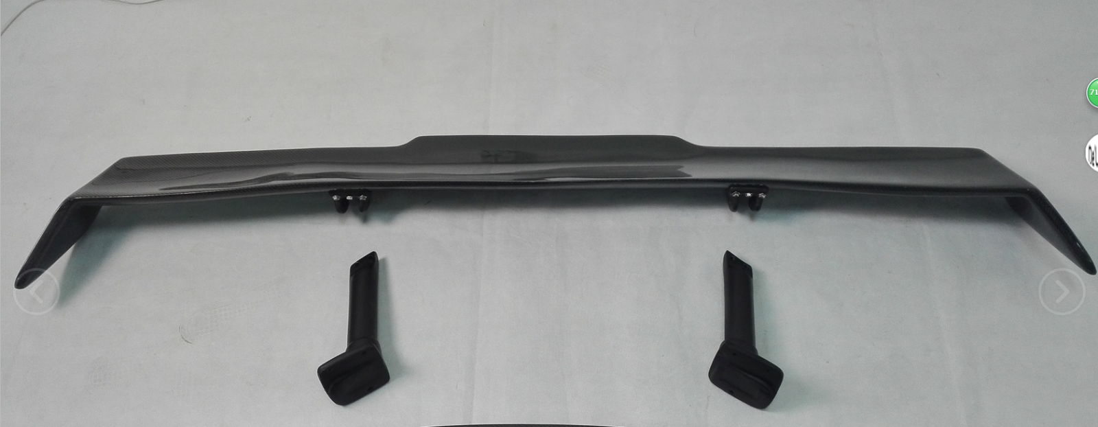 GT STYLE CARBON FIBER TRINK SPOILER FOR AUDI R8 TYPE 42 2007 - 2015