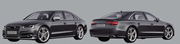 BODY KIT W12 STYLE FOR AUDI A8 D4 2013-2018  Set includes:  Front Bumper assembly Rear Diffuser Exhaust catback Material: Plastic PP 