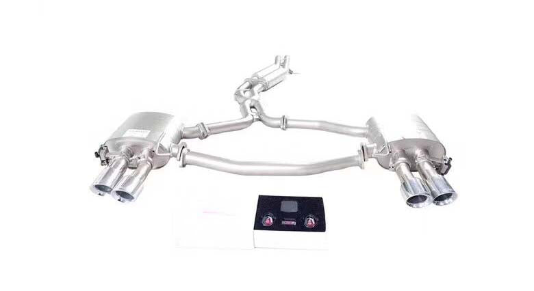 VALVED EXHAUST CATBACK MUFFLER for Audi A7 3.0T 2019+