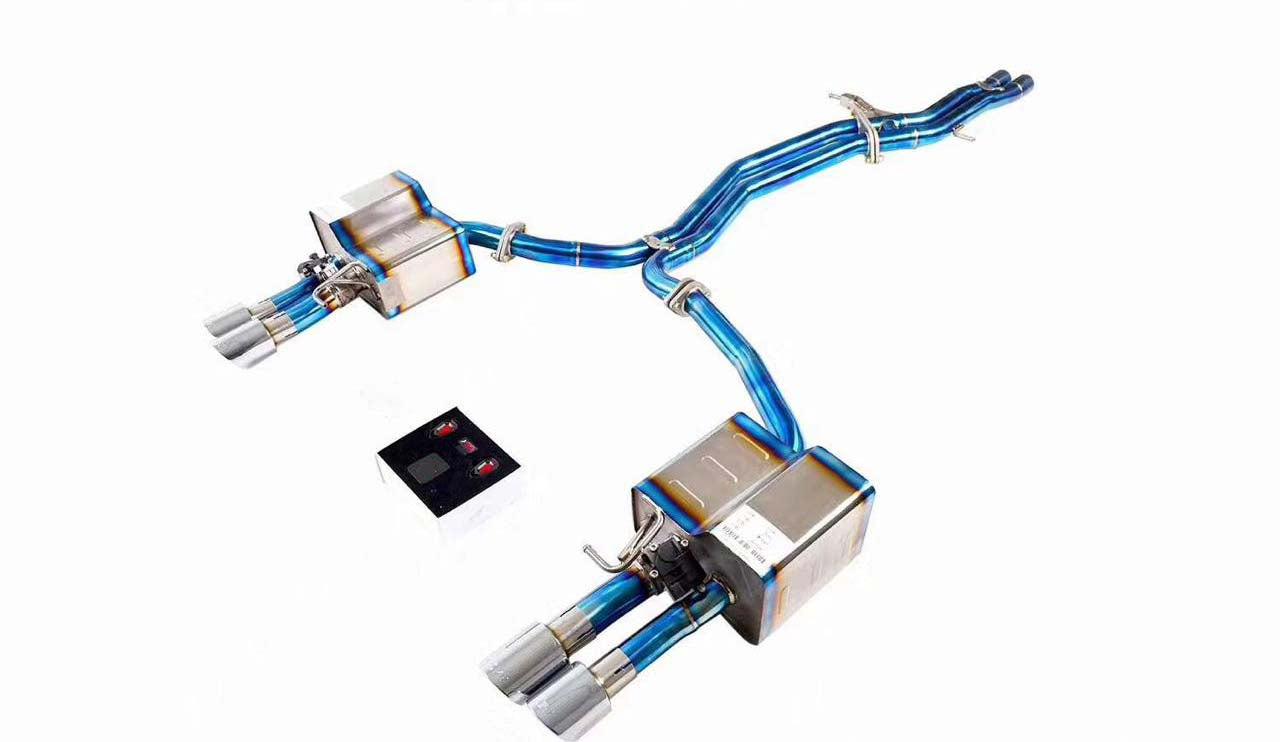 VALVED EXHAUST CATBACK MUFFLER for Audi S6/S7 4.0T