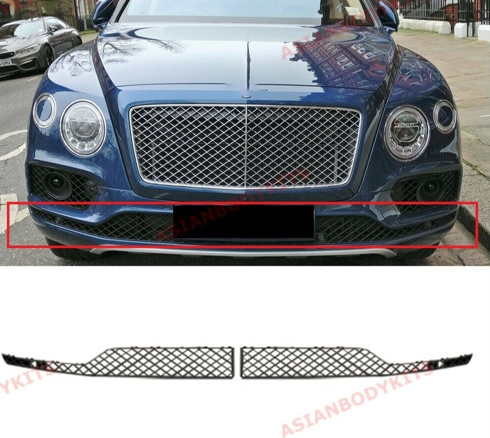 BENTLEY BENTAYGA BLACK LOWER MESH for FRONT BUMPER