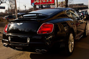 BODY KIT for BENTLEY CONTINENTAL GT 2003-2011

Set includes:

Front Bumper
Fog Lamps
Side Skirts
Rear Bumper
Stop Signal Light for the Rear Bumper

Trunk Spoiler

Material: Fiberglass.

NOTE: Professional installation is required.