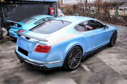 CARBON FIBER SIDE SKIRTS ADD ONS for BENTLEY CONTINENTAL GT GTC 2011 - 2018