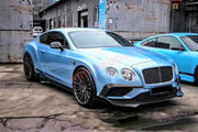 CARBON FIBER SIDE SKIRTS ADD ONS for BENTLEY CONTINENTAL GT GTC 2011 - 2018
