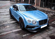 CARBON FIBER SIDE SKIRTS ADD ONS for BENTLEY CONTINENTAL GT GTC 2011 - 2018