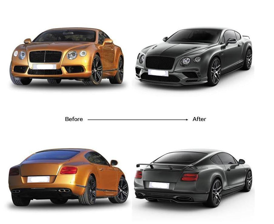 bentley body kit upgrade to supersport gt