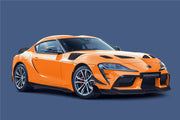 BKSS CARBON BODY KIT FOR TOYOTA SUPRA A90 2019+  Set include:  Front Lip Rear Diffuser Side Skirts Material: Carbon Fiber  Note: Professional installation is required