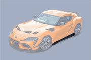 BKSS CARBON BODY KIT FOR TOYOTA SUPRA A90 2019+  Set include:  Front Lip Rear Diffuser Side Skirts Material: Carbon Fiber  Note: Professional installation is required