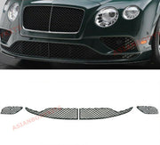 BLACK FRONT BUMPER LOWER MESH GRILLE BENTLEY CONTINENTAL
