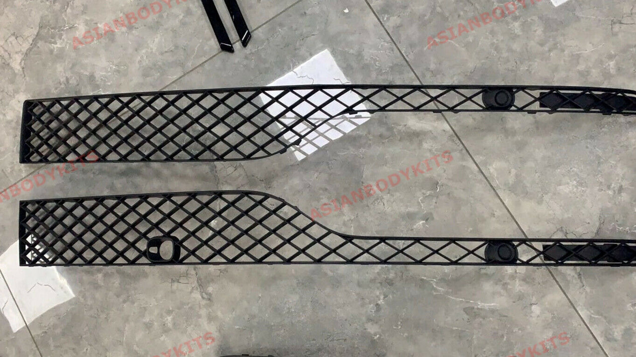 BLACK SIDE MESH LOWER MESH for FRONT BUMPER of BENTLEY BENTAYGA 2015 - 2020