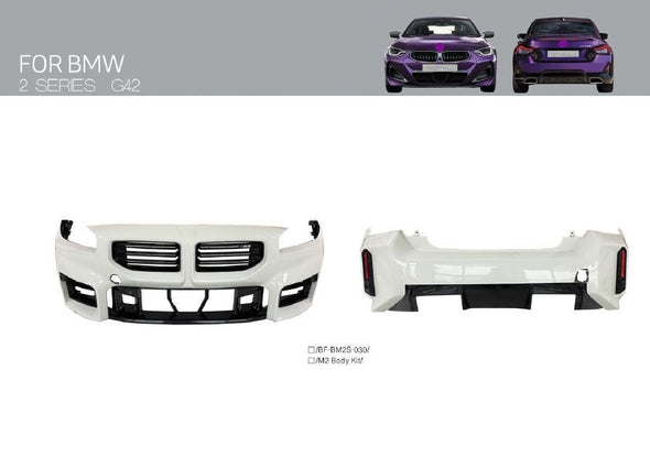    BMW-2-PARTS-FRONT-LIP-REAR-DIFFUSER-SIDESKIRT-G42-m-tech-LCI-m-performance-3