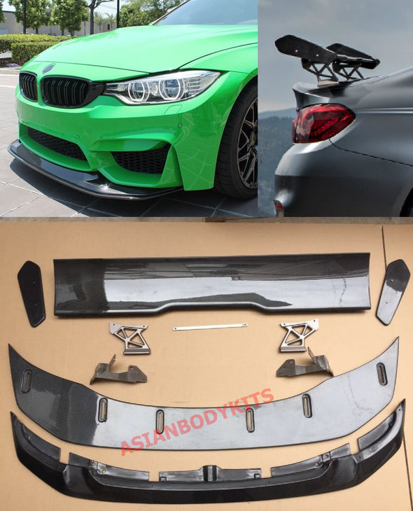 BMW M4 F82 GTS CARBON FRONT LIP SPOILER wing